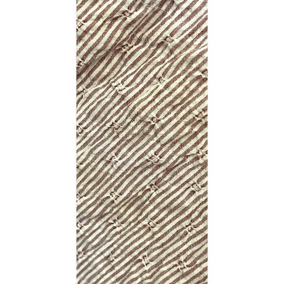 Free People Chambray Shirt Beach Coverup Oversized Cotton Seersucker Size Small - Picture 5 of 9